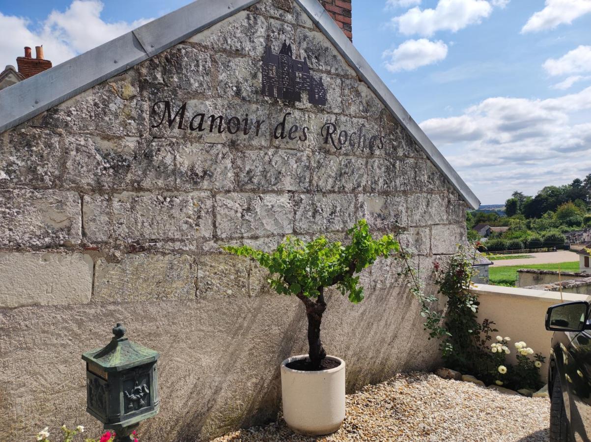 Bed and Breakfast Le Manoir Des Roches Bourré Exterior foto